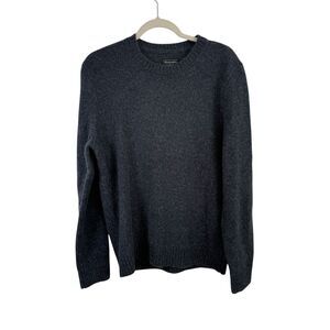 Abercrombie & Fitch Blue 100% Wool Crewneck Sweater Pullover Preppy Mens Medium